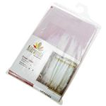 Miranda Штора для ванной тканевая 180х200см "Ликия, розовый", 100% п/э