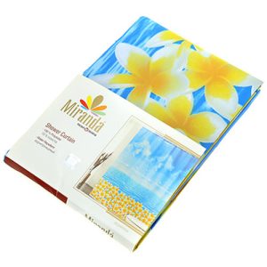 Miranda Штора для ванной тканевая 180х200см "Океан свежести", 100% п/э