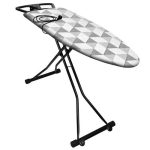 Гладильная доска "Nika-sport" ткань/металл 122х42см со штрихами эл/удлин 1,6м колеса