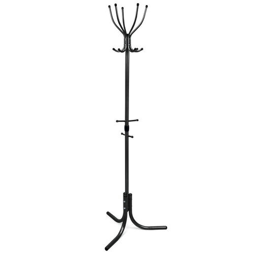 Вешалка напольная д/одеж "Комфорт 5" 5крюч 60х60х1,80см, черный, мет
