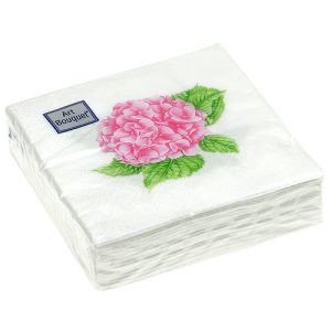 Салф. Art Bouquet 20х20 2 слоя 30л "Розовая гортензия"