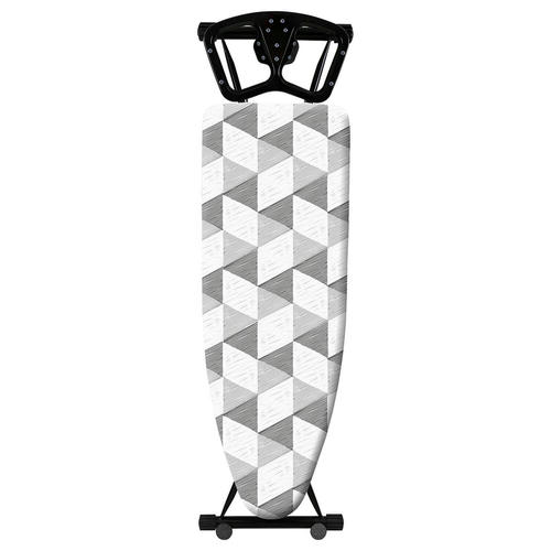 Гладильная доска "Nika-sport" ткань/металл 122х42см со штрихами эл/удлин 1,6м колеса — изображение 2