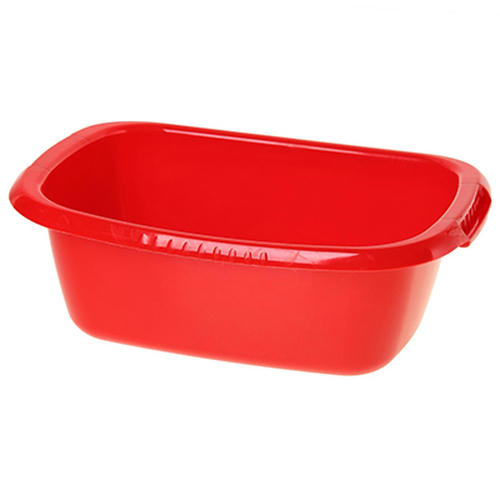 Таз пластмассовый овальный "Водолей" 24л, 41х56х20см, красный