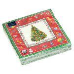 Салфетки Art Bouquet 33*33, 3хсл, 20л. "Новогодняя сказка на красном"