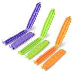 Зажим пластмассовый для пакетов "Клипер" набор 10 шт 9,3x1,8x1,5см