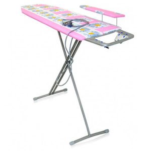 Гладильная доска "Ника 3" ткань х/б/фанера 122х34,5см подрукавн эл/удлин