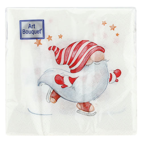 Салф. Art Bouquet 20х20 2 слоя 30л "Веселый человечек" — изображение 2