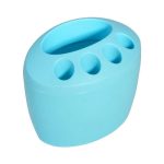 Подставка для зубных щеток пластмассовая "Камея" 17х9,8х11см, цвета микс