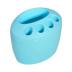 Подставка для зубных щеток пластмассовая "Камея" 17х9,8х11см, цвета микс