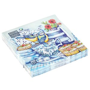 Салфетки бумажные декоративные 33*33, 3сл, 20шт Bouquet Home Collection Classic "Утренний натюрморт"