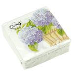 Салфетки 24*24 1сл 40шт Desna Design "Гортензия"