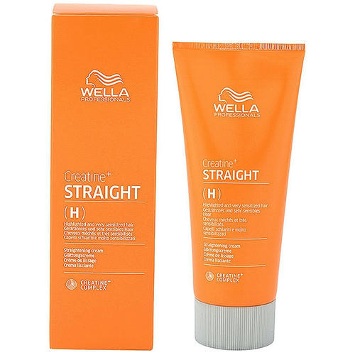 Крем для выпрямления обесцвеченных и чувствительных волос, Wella Professionals Creatine+ Straight H
