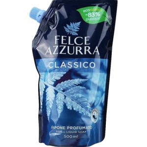 Жидкое мыло "Классик", Felce Azzurra Classic Liquid Soap (дой-пак), 500 мл.