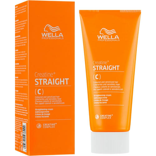 Крем для выпрямления окрашенных и чувствительных волос, Wella Professionals Creatine+ Straight C — изображение 2