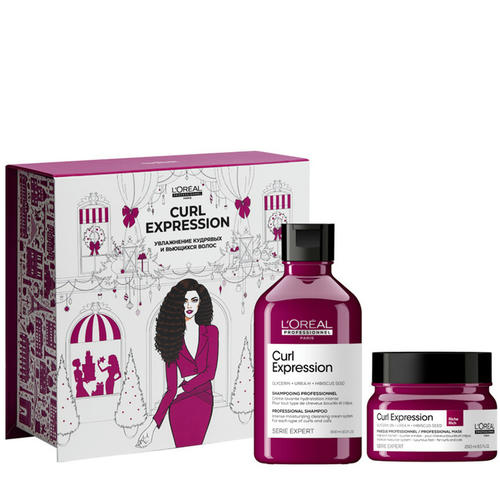 L'Oreal Professionnel, Набор для кудрявых волос (шампунь 300 мл + маска 250 мл) Curl Expression — изображение 2