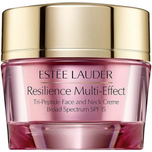 Дневной лифтинговый крем для сухой кожи лица и шеи, Estee Lauder Resilience Multi-Effect Face Creme SPF 15