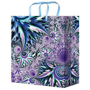 Пакет бумажный Фантастический узор 22х31см
