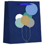 Пакет бумажный Шары минимализм 26х32см