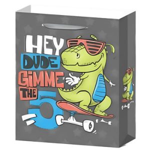 Пакет бумажный Дай мне пять 26х32см