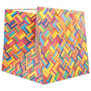 Пакет бумажный Полоски 30х30х30см