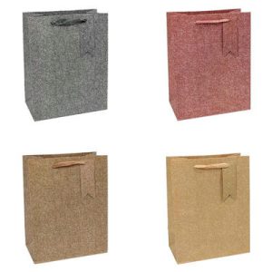 Пакет бумажный подарочный Премиум микс 18х23см