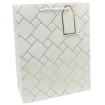 Пакет бумажный подарочный Система с тис бел 26х32