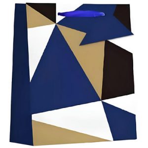 Пакет бумажный Стильная геометрия 26х32см