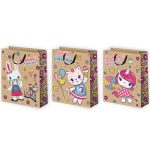 Пакет бумажный крафт Зверюшки 26х32см