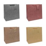 Пакет бумажный подарочный Премиум микс 37х37см