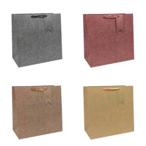 Пакет бумажный подарочный Премиум микс 37х37см