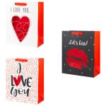 Пакет бумажный I LOVE YOU 26х32см/G