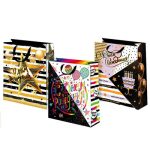 Пакет бумажный С ДР Звезды 18х23см