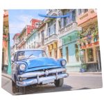 Пакет бумажный Синяя Волга 47x40см