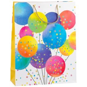 Пакет бумажный Веселье Праздничное 31х42см