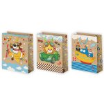 Пакет бумажный крафт Приключения 18х23см