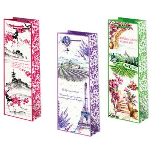 Пакет бумажный Страны 12х36см