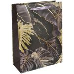 Пакет бумажный Тропики роскошные черн 18х23см