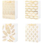 Пакет бумажный Золотой узор 18х23смG