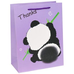 Пакет бумажный Панда 26х32см