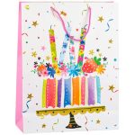 Пакет бумажный Праздник Яркий 31х42см