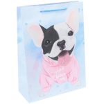 Пакет бумажный Щенок милый 26х32см