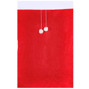 Мешок Деда Мороза красн/бел 60х90см/G