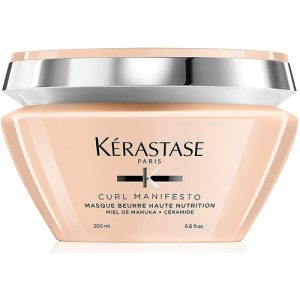 Интенсивная маска для питания очень кучерявых волос, Kerastase Curl Manifesto Masque Beurre Haute Nutrition, 200ml