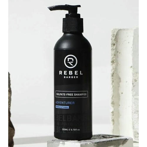 Rebel Barber Daily Shampoo, Премиальный бессульфатный шампунь, 200 мл