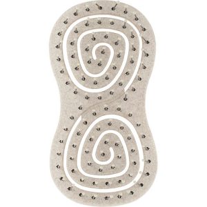 Hairway Eco Avena, Щетка для волос массажная, бежевая