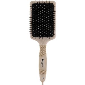 Hairway Organica Eco New, Щетка массажная, 13-рядная, мягкая резиновая подушка, бежевая