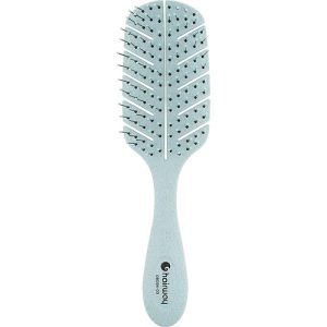 Hairway Eco Corn, Щетка для волос массажная, 10-рядная, голубая