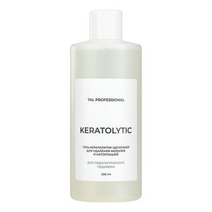 TNL Professional, Гель-кератолитик щелочной Keratolytic для удаления мозолей и натоптышей, 300 мл