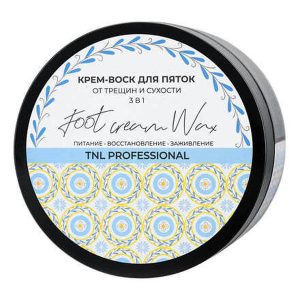 TNL Professional, Крем-воск для пяток Foot Cream Wax 3 в 1 от трещин и сухости, 100 мл