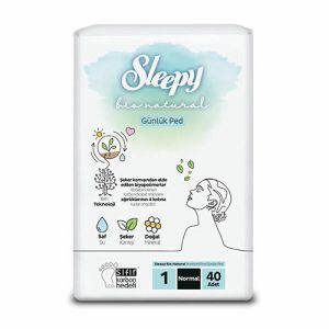 Ежедневные прокладки Sleepy Bio Natural Premium Plus, Normal, 40 шт.